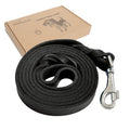Premium Braided Leather Dog Leash - 6ft, Heavy-Duty