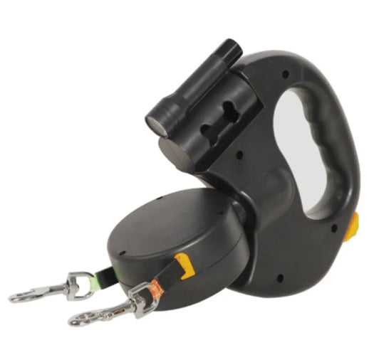 Double Retractable Dog Leash