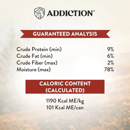Cat food guaranteed analysis panel with protein, fat, fiber and moisture values