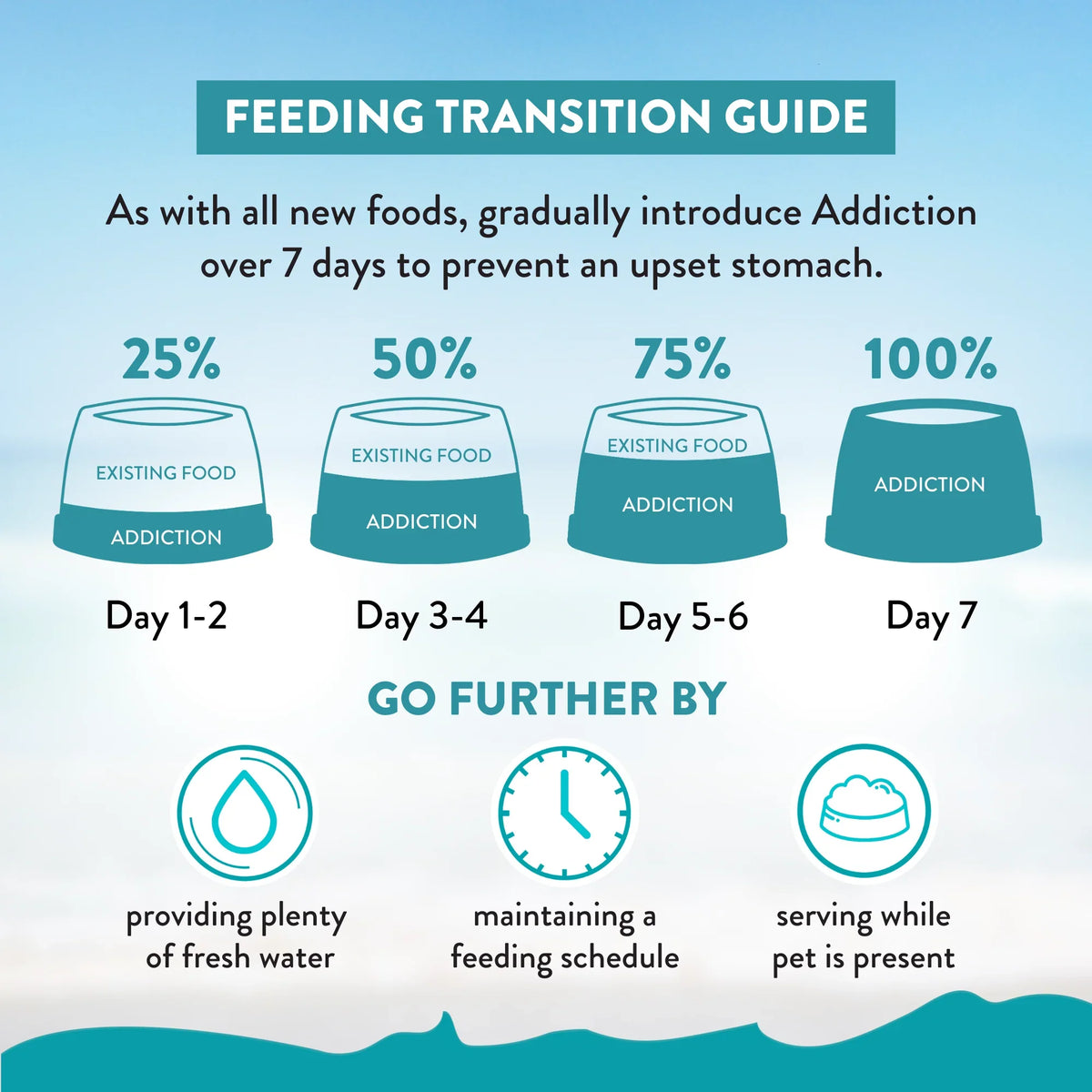 Dry cat food feeding transition guide: gradually introduce over 7 days