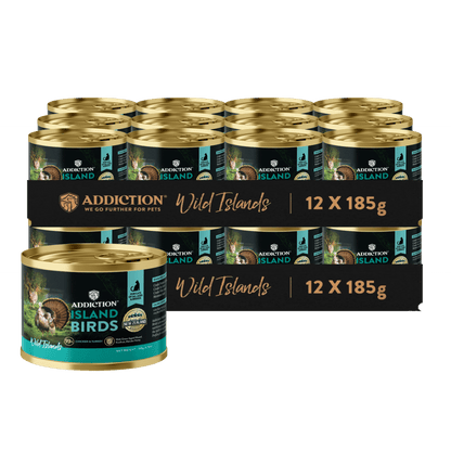 Canned cat food multipack, Wild Islands chicken & turkey, 12x185g cans