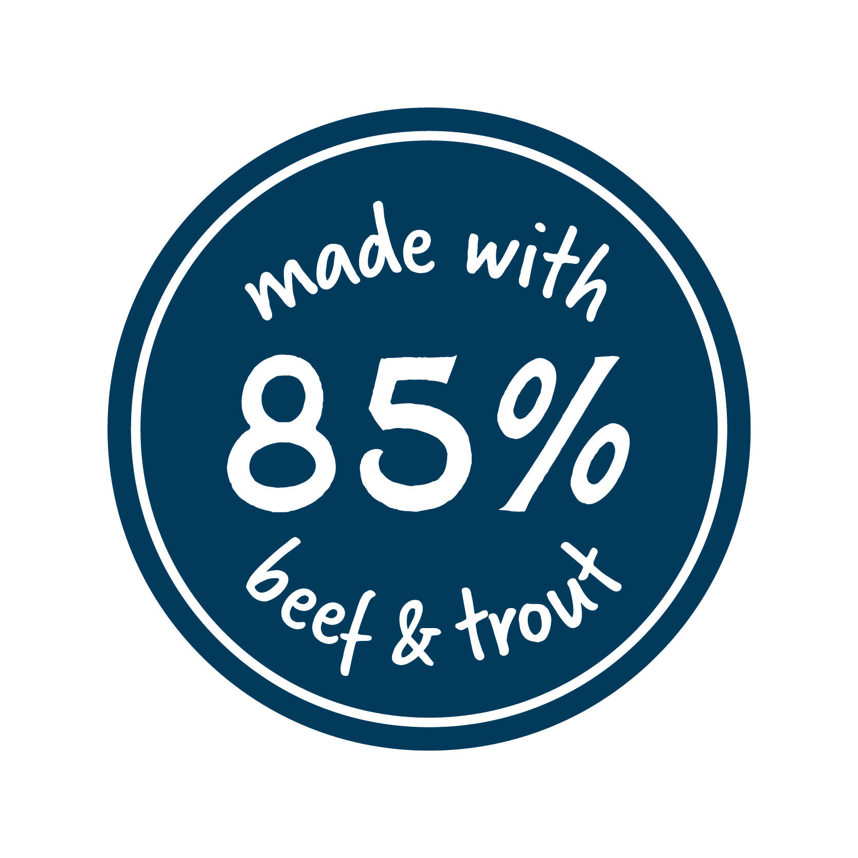 85% beef badge seal for freeze-dried raw dog food