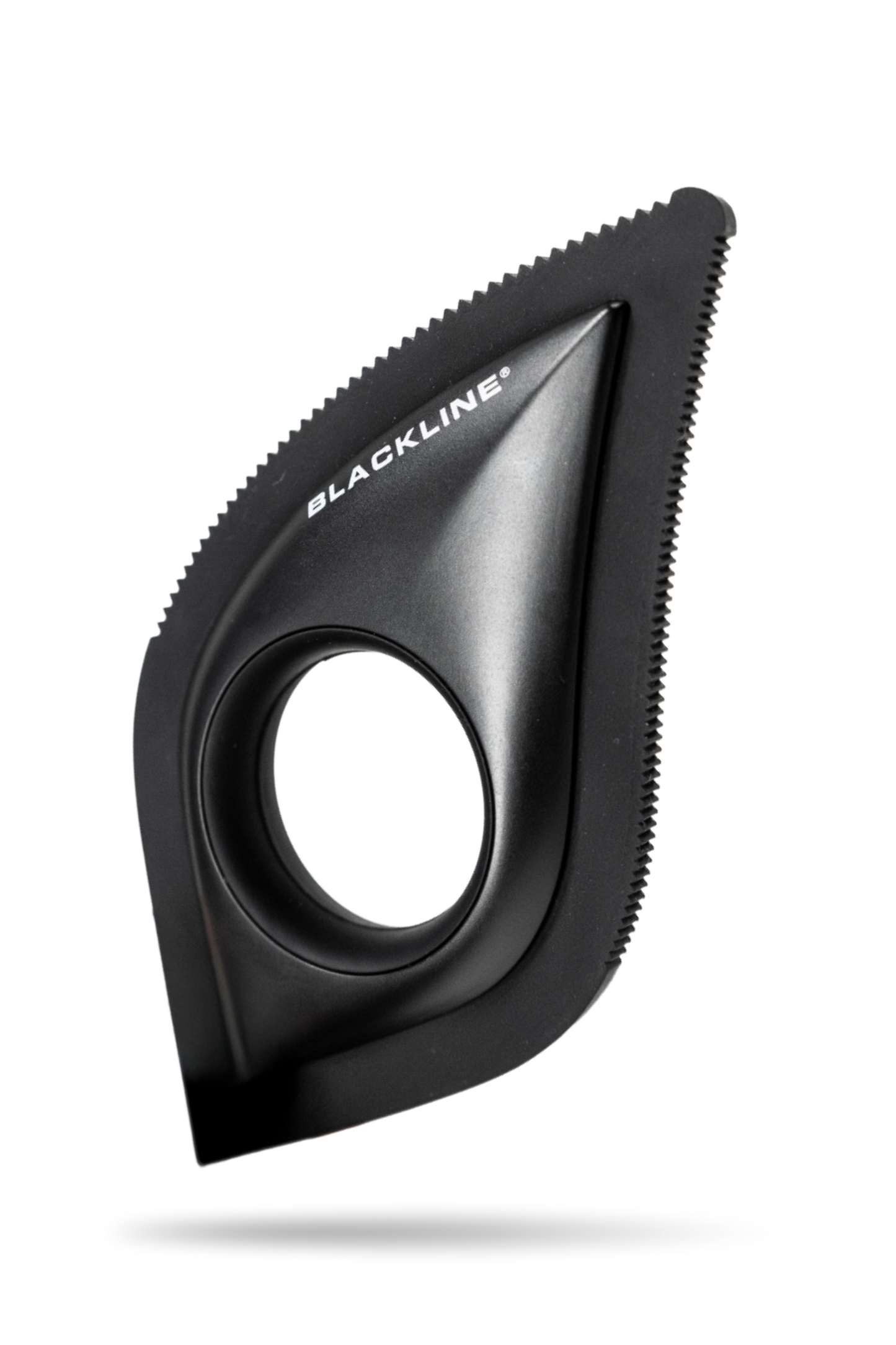 BlackLine pet grooming brush tool, triangular head with fine bristles