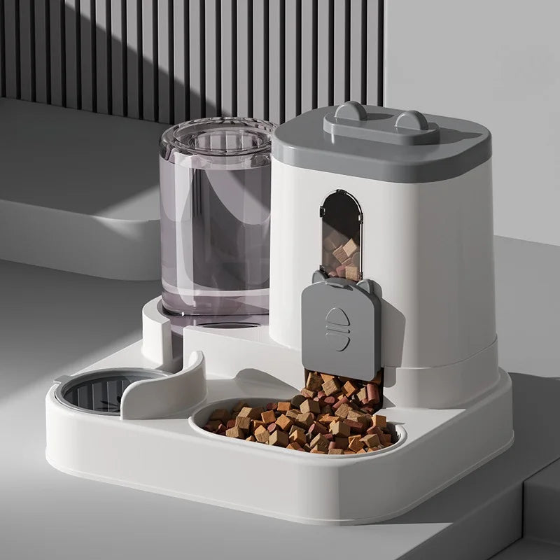 Spill-Proof Pet Feeder & Water Bowl