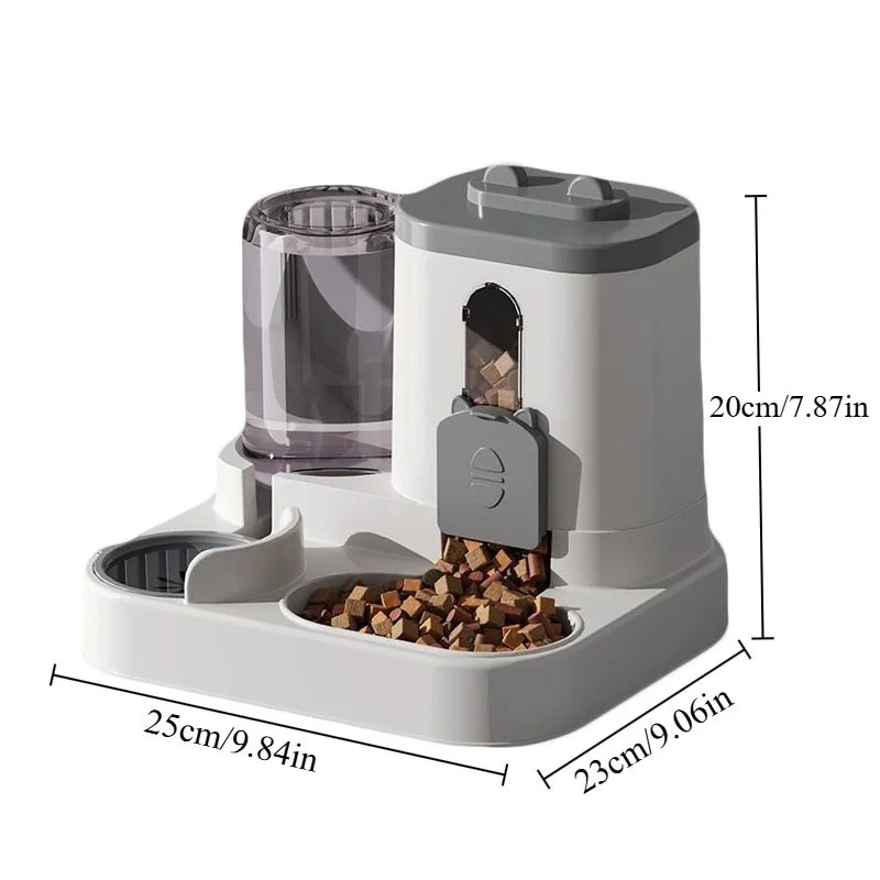 Spill-Proof Pet Feeder & Water Bowl