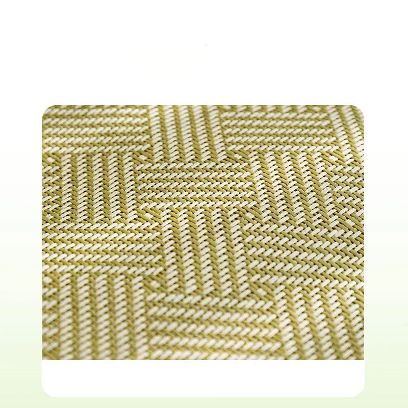 Green and white herringbone patterned slow feeder lick mat for dogs and cats