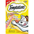Cat treat pouches variety pack, creamy puree Purrrr- ee flavors in 16-count packaging