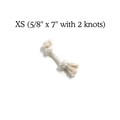 100% Organic Cotton Rope Dog Toy - 5 Sizes | Boba & Vespa